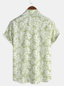 Aurelio | Hawaïblouse met korte mouwen en bloemenpatroon