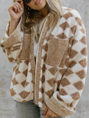 TAHIRA | Jas met rits van fleece