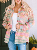 XAVIENNE | Oversized geruite multicolor jas