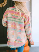 XAVIENNE | Oversized geruite multicolor jas