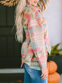 XAVIENNE | Oversized geruite multicolor jas