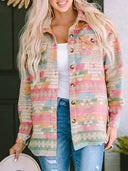 XAVIENNE | Oversized geruite multicolor jas