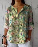 Van Elst Mode® | Bloemige Vintage Blouse