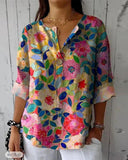 Van Elst Mode® | Bloemige Vintage Blouse
