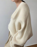 Van Delft Mode ® | Elegante kruisgebreide trui
