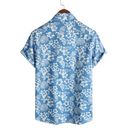 Aurelio | Hawaïblouse met korte mouwen en bloemenpatroon