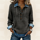 Livia – Top met kraag en knoopsluiting