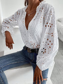 Van Elst Mode® | Geborduurde blouse