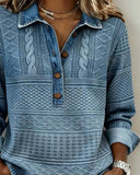 Livia – Top met kraag en knoopsluiting