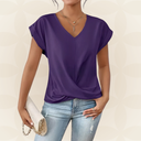 Montana | Zachte top met v-hals