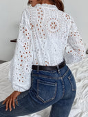 Van Elst Mode® | Geborduurde blouse