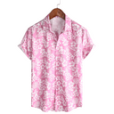 Aurelio | Hawaïblouse met korte mouwen en bloemenpatroon