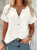 Van Elst Mode® | Elegante V-Hals Blouse