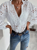 Van Elst Mode® | Geborduurde blouse