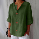 Van Elst Mode® | Minimalistische Blouse met Verticale Structuur