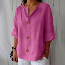 Van Elst Mode® | Minimalistische Blouse met Verticale Structuur