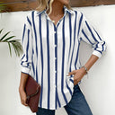 Van Elst Mode® | Blouse met klassieke strepen en moderne elegantie