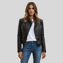 CYRELLA | Elegante leren jas