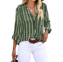 Van Elst Mode® | ELEGANTE GESTREEPTE BLOUSE