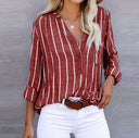 Van Elst Mode® | ELEGANTE GESTREEPTE BLOUSE