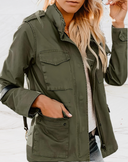 PRIYANA | Stijlvolle Casual Utility Jas