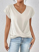 Montana | Zachte top met v-hals