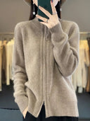 Van Elst Mode® | Comfortabele Zip-Up Cardigan