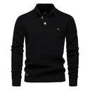 JORVIK | Herenpullover met knoopdesign