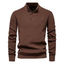 JORVIK | Herenpullover met knoopdesign