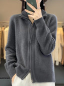 Van Elst Mode® | Comfortabele Zip-Up Cardigan