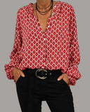 Van Elst Mode® | Relaxed V-Hals Midi-Shirt
